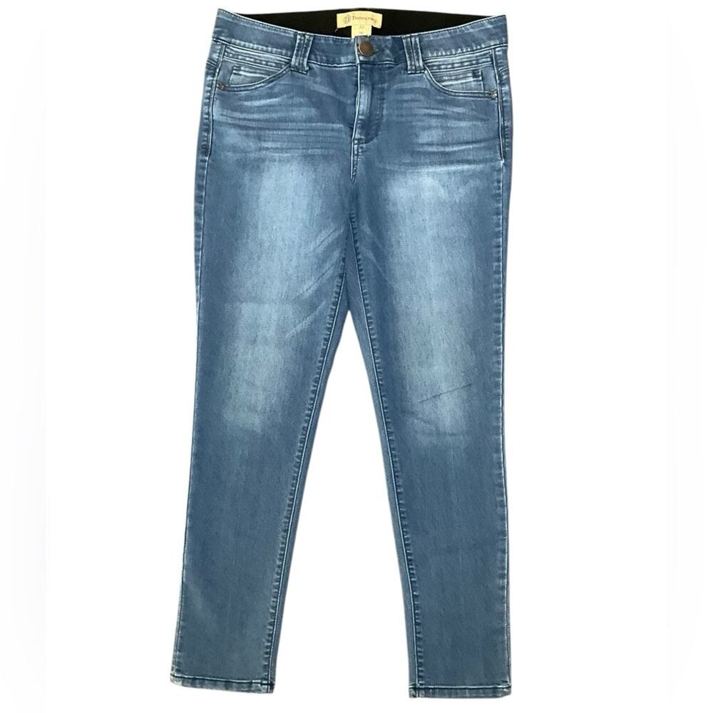 Democracy Women’s Jeans Ab Technology Pull on Blue Size 10 EUC